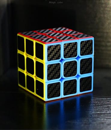 Solved rubik's cube 3x3x3