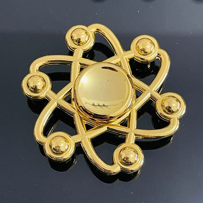 golden fidget toy