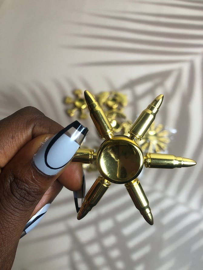 Gold Decompression Fidget Spinner - Image 4